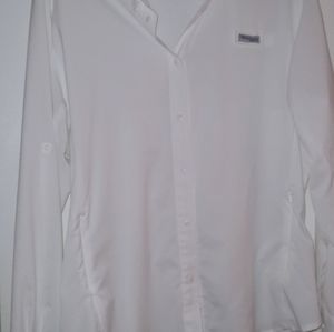 White Columbia shirt